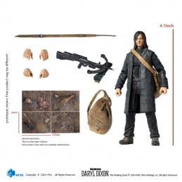 HIYA TOYS THE WALKING DEAD EXQUISITE DARYL DIXON ACTION FIGURE