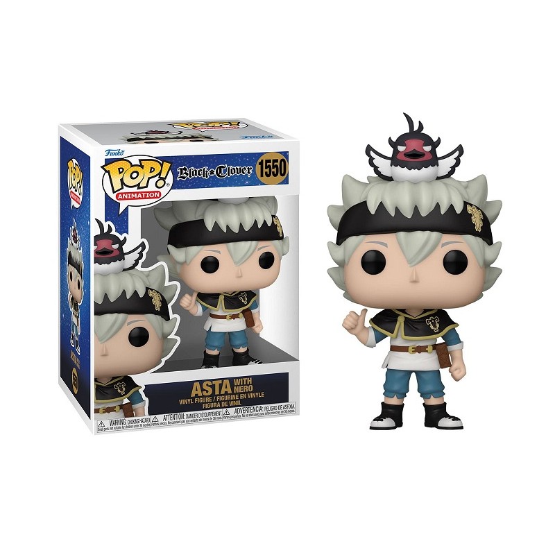 FUNKO POP! BLACK CLOVER ASTA WITH NERO BOBBLE HEAD FIGURE FUNKO