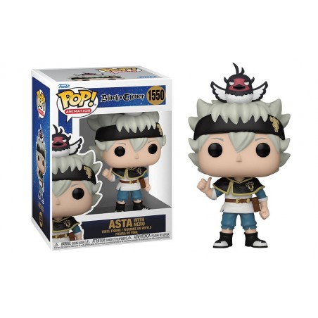 FUNKO POP! BLACK CLOVER ASTA WITH NERO BOBBLE HEAD FIGURE