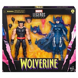 HASBRO MARVEL LEGENDS WOLVERINE AND PSYLOCKE ACTION FIGURE