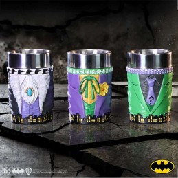 DC COMICS BATMAN SUPER VILLAINS MINI CUP GLASS SET NEMESIS NOW
