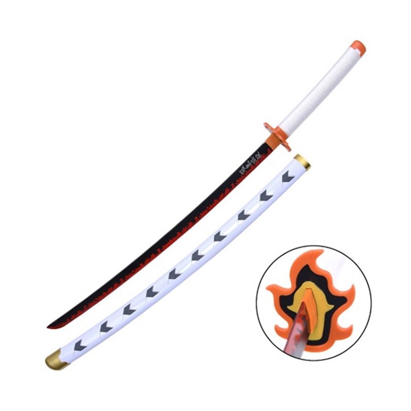 DEMON SLAYER RENGOKU KYOJURO KATANA BAMBOO REPLICA 103CM