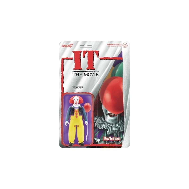 SUPER7 IT PENNYWISE REACTION ACTION FIGURE
