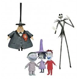 THE NIGHTMARE BEFORE CHRISTMAS BEST OF SERIES 1 LOCK SHOCK AND BARREL ACTION FIGURE DIAMOND SELECT