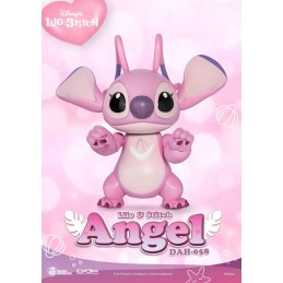 Figura banpresto disney lilo & stitch stitch fluffy puffy angel rosa
