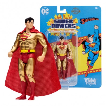 DC DIRECT SUPERMAN SUPER POWERS GOLD EDITION ACTION FIGURE