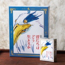 THE BOY AND THE HERON MOVIE POSTER 1000 PEZZI PUZZLE 53X38CM STUDIO GHIBLI