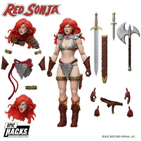 RED SONJA 50TH ANNIVERSARY EPIC H.A.C.K.S. ACTION FIGURE