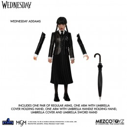 MEZCO TOYS WEDNESDAY AND ENID BOX SET 5 POINTS ACTION FIGURE