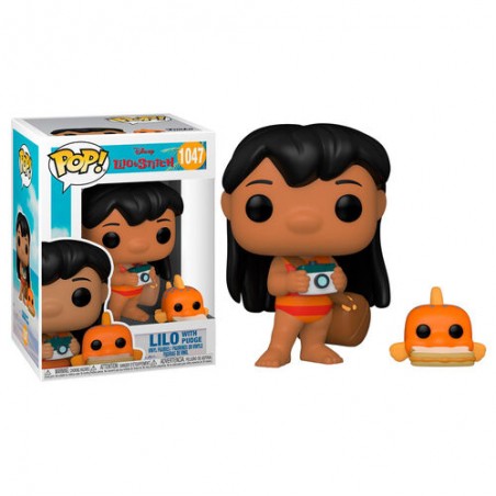 FUNKO POP! LILO AND STITCH LILO WITH PUDGE BOBBLE HEAD FIGURE