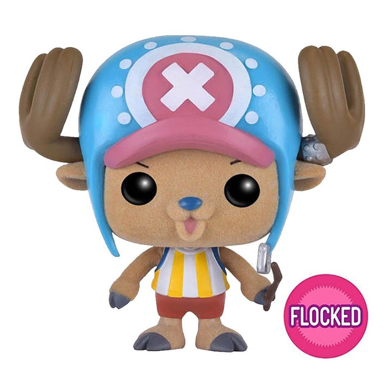 FUNKO POP! ONE PIECE TONYTONY CHOPPER FLOCKED BOBBLE HEAD KNOCKER FIGURE FUNKO