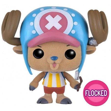 FUNKO POP! ONE PIECE TONYTONY CHOPPER FLOCKED BOBBLE HEAD KNOCKER FIGURE