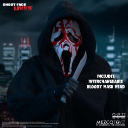 MEZCO TOYS GHOST FACE LIVES ONE:12 ACTION FIGURE