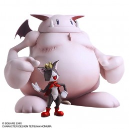 FINAL FANTASY 7 CAITH SITH AND FAT MOOGLE BRING ARTS ACTION FIGURE SQUARE ENIX