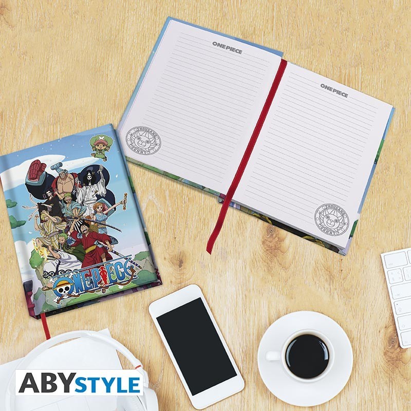 ABYSTYLE: TACCUINO A5 ONE PIECE WANO ANIME ONE PIECE - CANCELLERIA/SCUOLA -  Vendiloshop