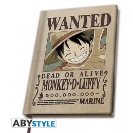ONE PIECE WANTED MONKEY D. LUFFY A5 AGENDA TACCUINO ABYSTYLE
