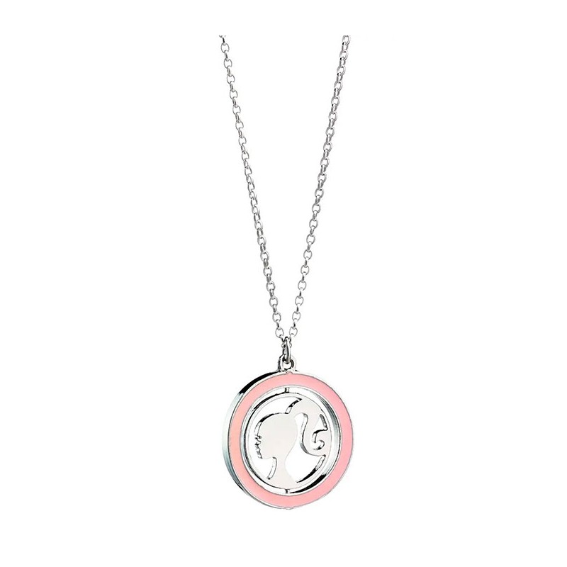 CARAT BARBIE SILHOUETTE SPINNING NECKLACE