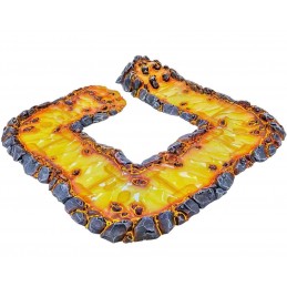 ARCHON STUDIO DUNGEONS AND LASERS MODULAR LAVA AMBIENTAZIONE MINIATURES GAME
