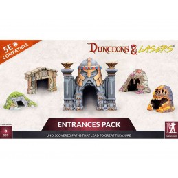 ARCHON STUDIO DUNGEONS AND LASERS ENTRANCES PACK AMBIENTAZIONE MINIATURES GAME