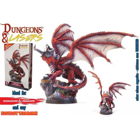 DUNGEONS AND LASERS THOS THE YOUNG DRAGON MINIATURE FIGURE