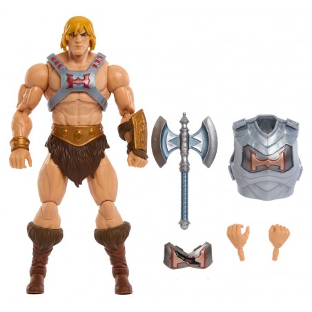 MASTERS OF THE UNIVERSE REVOLUTION BATTLE ARMOR HE-MAN ACTION FIGURE