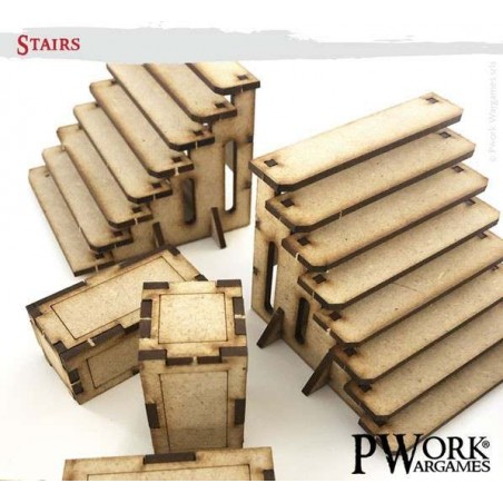 STAIRS SET MDF SCENERY