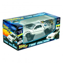 WELLY BACK TO THE FUTURE PART II - FLY MODE DELOREAN 1/24 DIECAST METAL MODEL