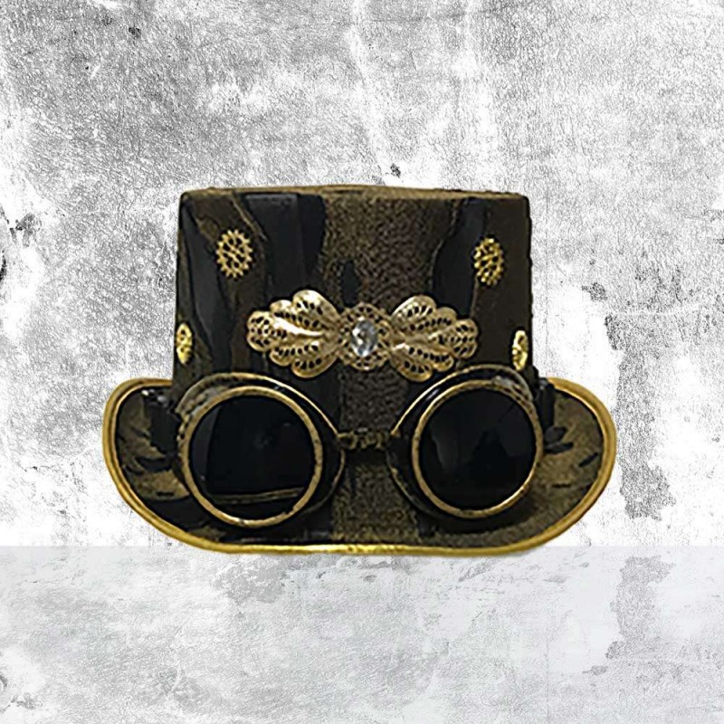 STEAMPUNK WHITBY WANDERER'S TOP HAT CAPPELLO REPLICA NEMESIS NOW