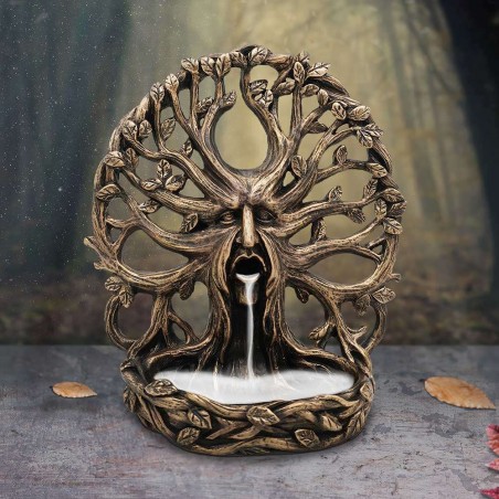 FATHER OF THE FOREST TREE BACKFLOW INCENSE HOLDER FIGURE