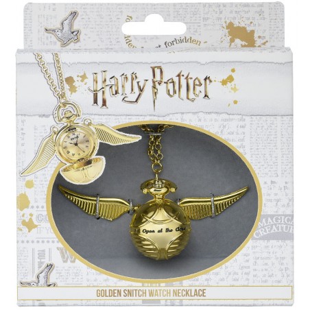 HARRY POTTER GOLDEN SNITCH WATCH NECKLACE