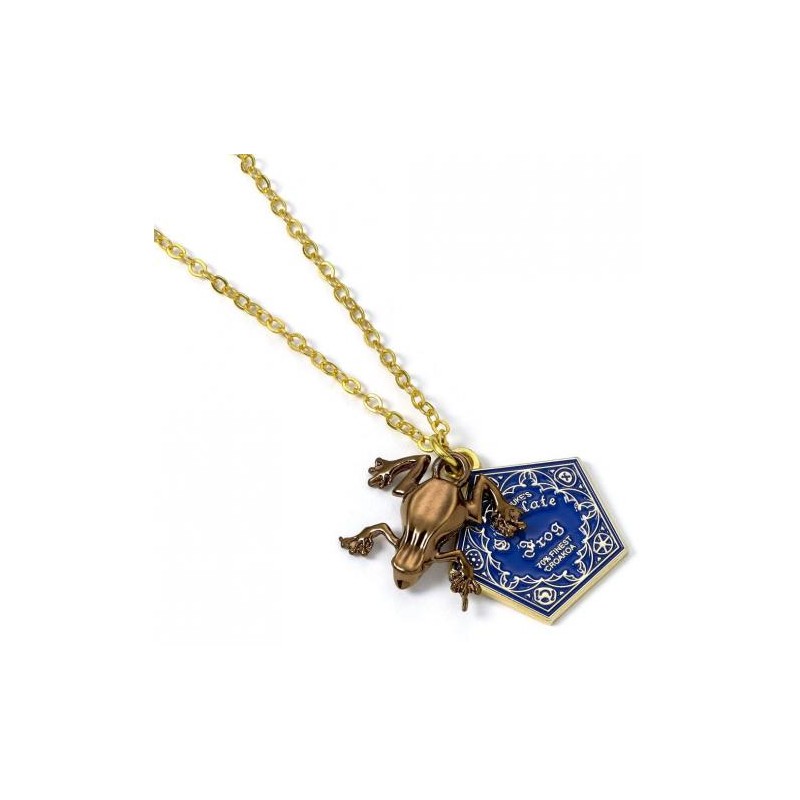 CARAT HARRY POTTER CHOCOLATE FROG GOLD PLATED NECKLACE