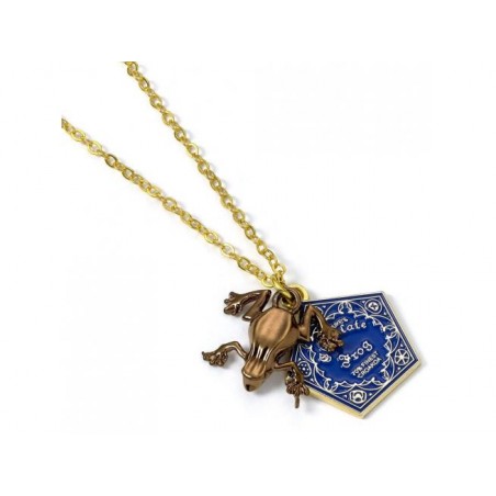 HARRY POTTER CHOCOLATE FROG GOLD PLATED NECKLACE