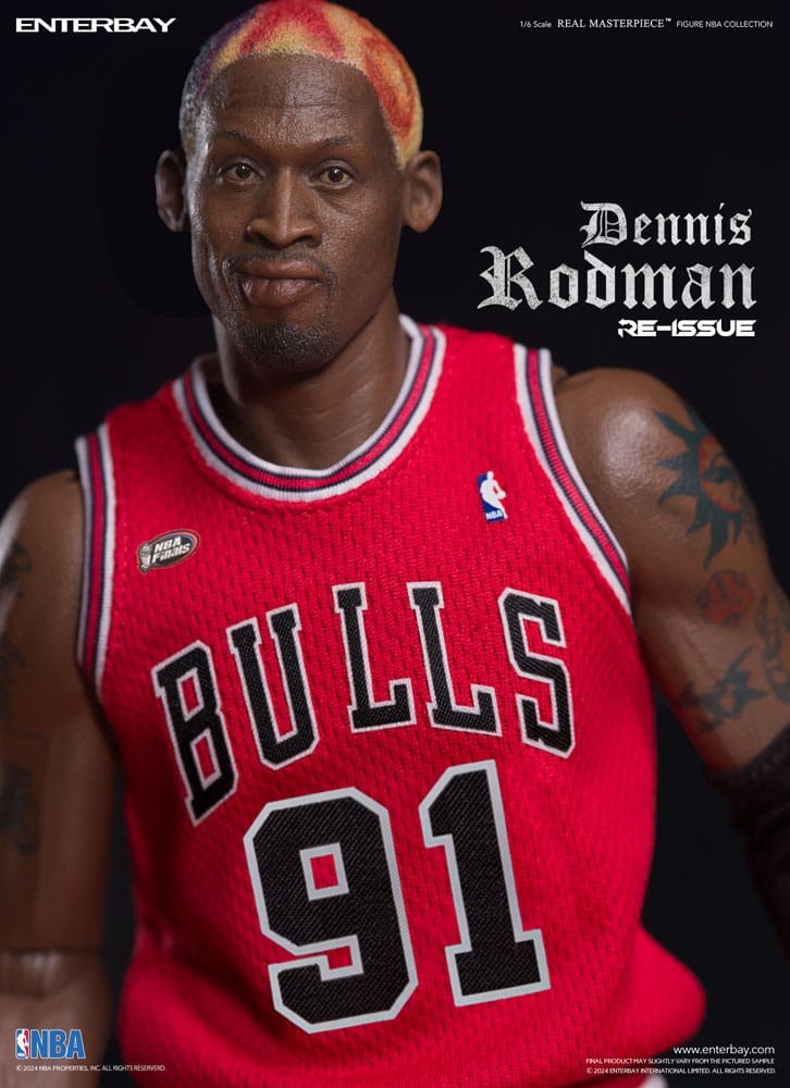 ENTERBAY NBA COLLECTION REAL MASTERPIECE DENNIS RODMAN LIMITED RETR