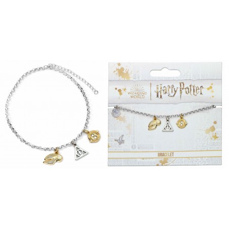 HARRY POTTER 3 CHARMS BRACELET