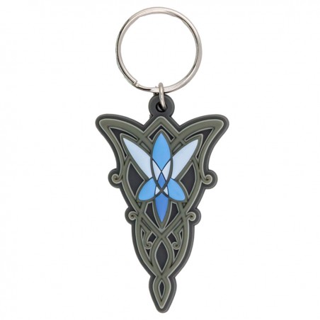 THE LORD OF THE RINGS ARWEN PENDANT RUBBER KEYCHAIN