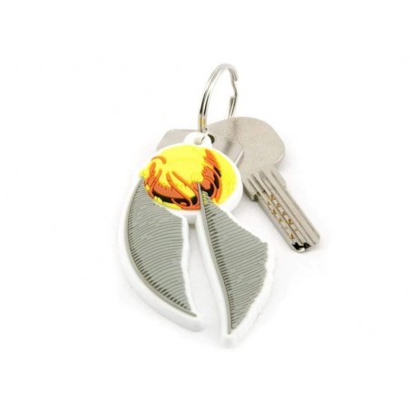 HARRY POTTER GOLDEN SNITCH RUBBER KEYCHAIN