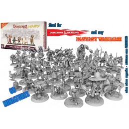 ARCHON STUDIO DUNGEONS AND LASERS NPC MINIATURE PACK 68X FIGURES