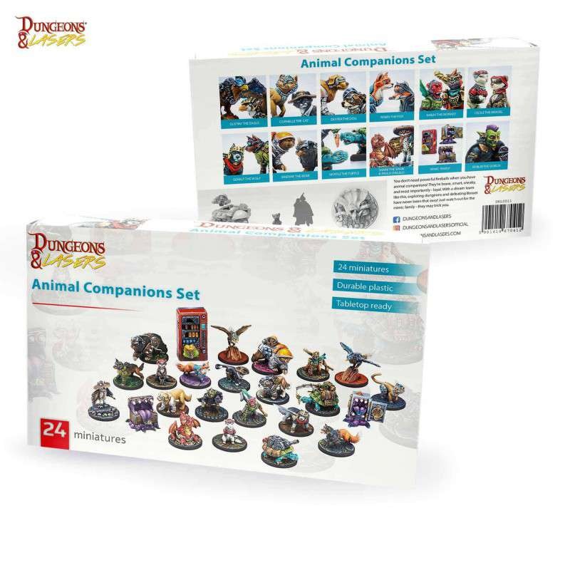 DUNGEONS AND LASERS ANIMAL COMPANION SET 24X MINIATURE ARCHON STUDIO