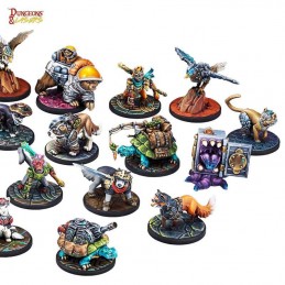 DUNGEONS AND LASERS ANIMAL COMPANION SET 24X MINIATURE ARCHON STUDIO