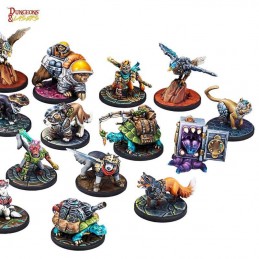 ARCHON STUDIO DUNGEONS AND LASERS ANIMAL COMPANION SET 24X MINIATURES