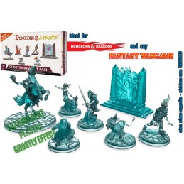 DUNGEONS AND LASERS GHOSTS MINIATURE PACK 7X FIGURE ARCHON STUDIO