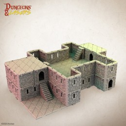 DUNGEONS AND LASERS GRAND STRONGHOLD AMBIENTAZIONE MINIATURES GAME ARCHON STUDIO