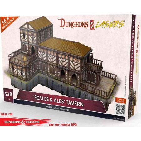 DUNGEONS AND LASERS SCALE & ALES TAVERN AMBIENTAZIONE MINIATURES GAME