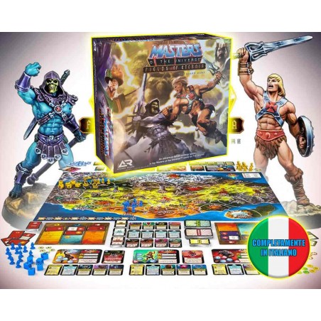 MASTERS OF THE UNIVERSE FIELDS OF ETERNIA THE BOARD GAME ITALIAN VERSION