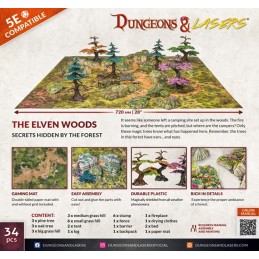 ARCHON STUDIO DUNGEONS AND LASERS THE ELVEN WOODS SCENARY SET