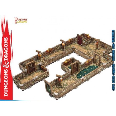 DUNGEONS AND LASERS DWARVEN MINE SCENARY SET