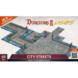 DUNGEONS AND LASERS CITY STREETS AMBIENTAZIONE MINIATURES GAME ARCHON STUDIO