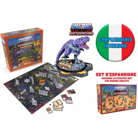 MASTERS OF THE UNIVERSE BATTLEGROUND WAVE 2 LEGENDS OF PRETERNIA EXPANSION ITALIAN
