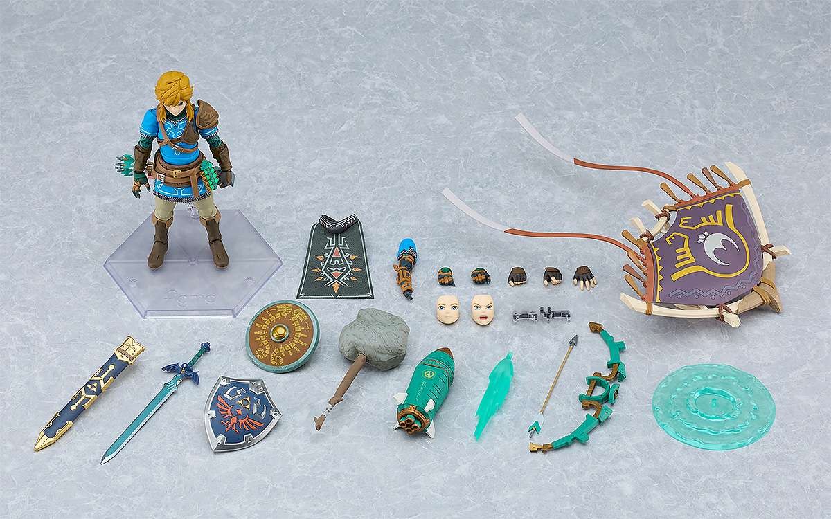 BUY THE LEGEND OF ZELDA T.O.T.K. LINK FIGMA DELUXE ACTION FIGURE GO...