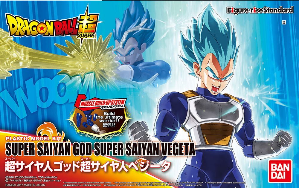 BANDAI DRAGON BALL SUPER - RISE SUPER SAIYAN GOD VEGETA MODEL KIT F...